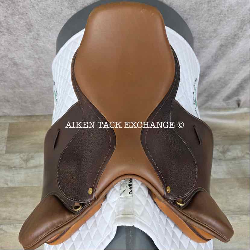 **SOLD** Collegiate Ruiz Diaz Close Contact Jump Saddle, 16.5" Seat, Medium Tree, Foam Panels