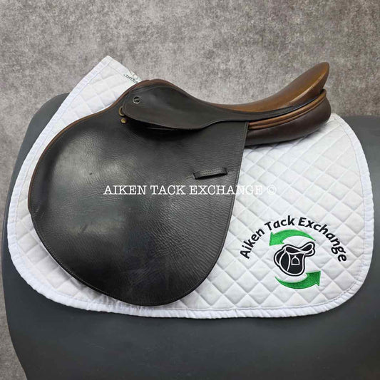 Whippy English Saddle, 17" Seat, Medium Tree, Foam Panels