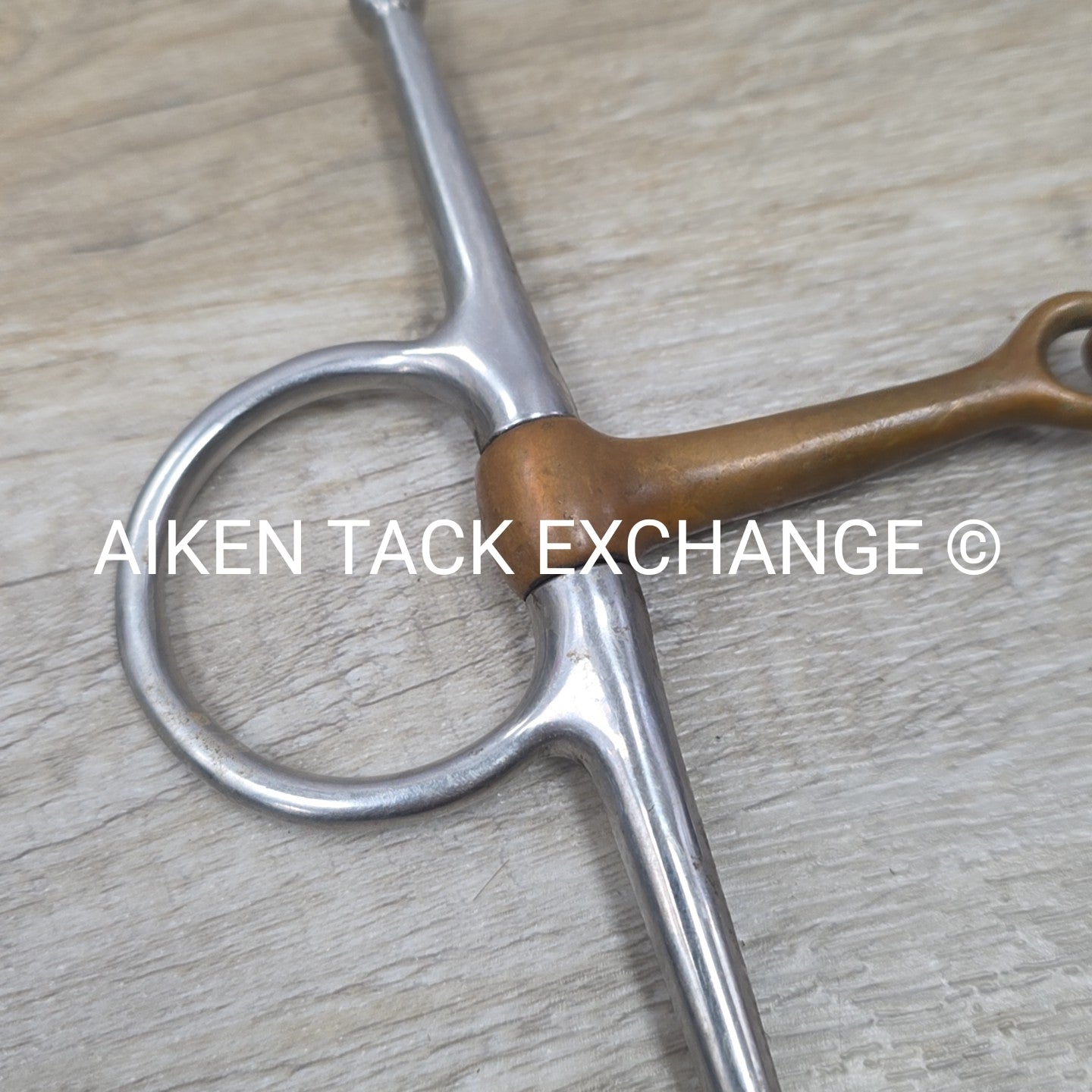 Partrade Single Joint Copper Full Cheek Bit 5"