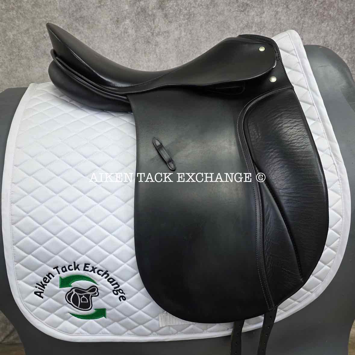 1998 Passier Nicole's Grand Gilbert Dressage Saddle, 17.5" Seat, Wide Tree, Wool Flocked Panels