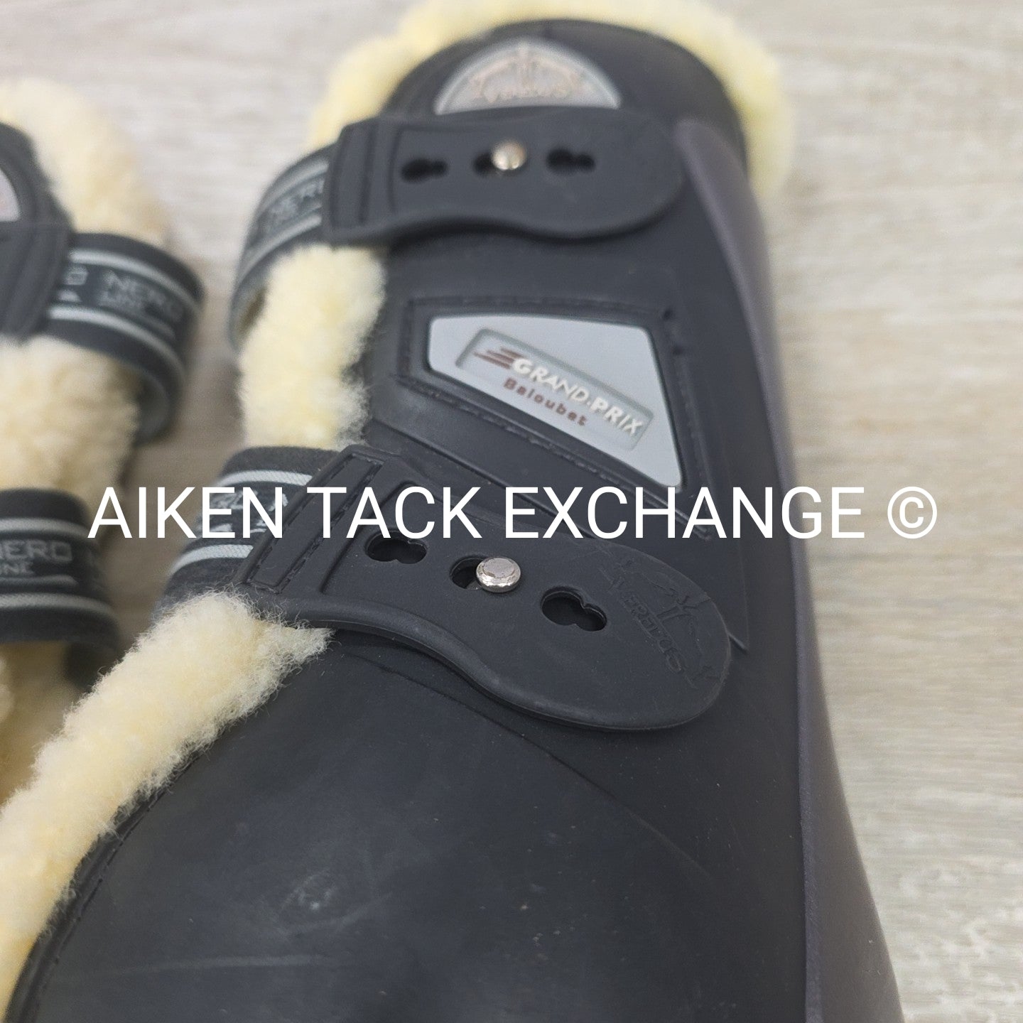 Veredus Nero Line Grand Prix Baloubet Sheepskin Tendon Boots, Size Large