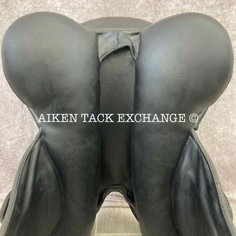 2016 Custom Saddlery Everest R Monoflap Dressage Saddle, 17.5" Seat, Adjustable