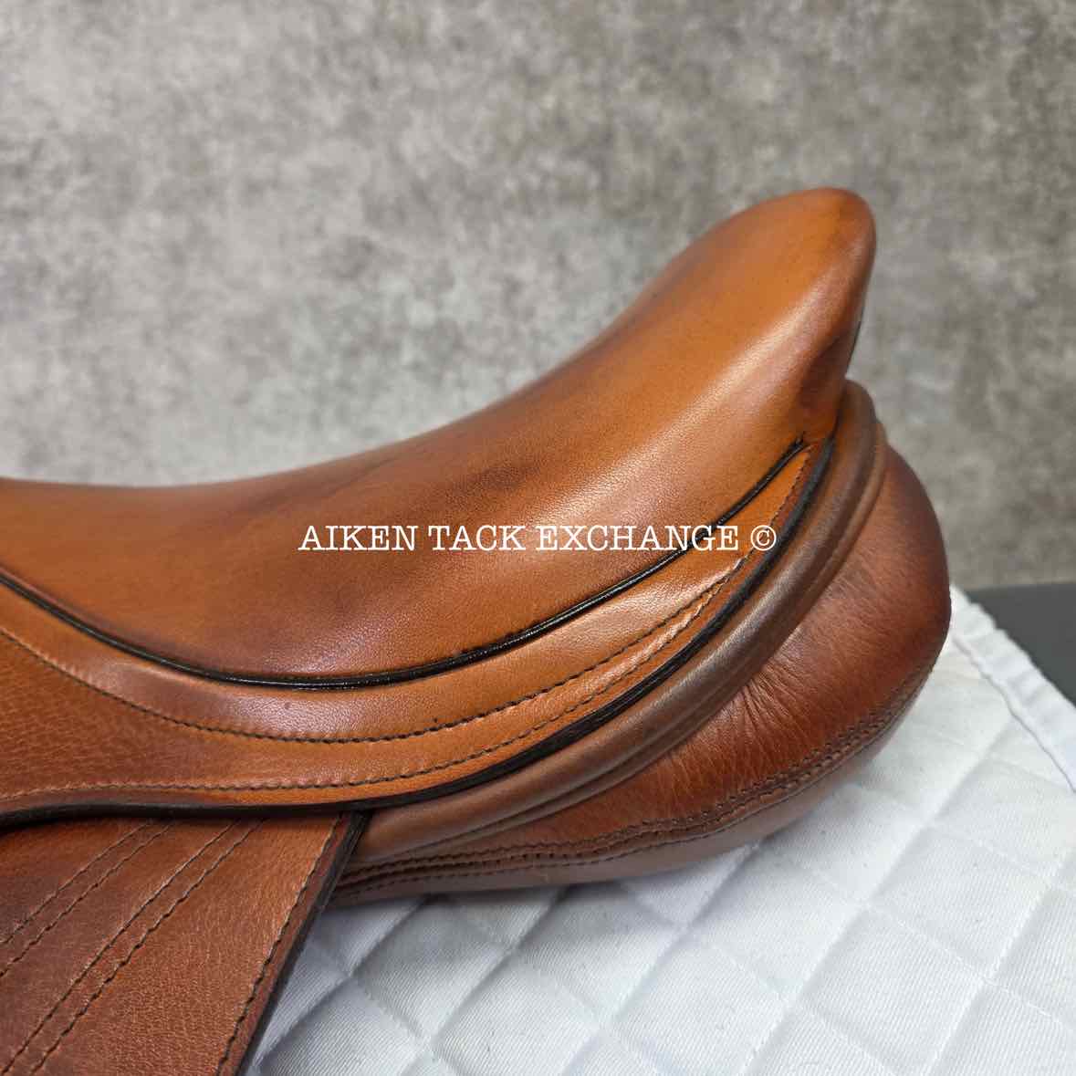2012 Bliss of London Liberty Jump Saddle, 17" Seat, Medium Wide Tree, Wool Flocked Panels