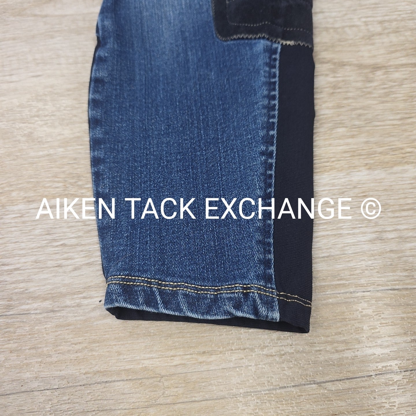 Ariat Denim Knee Patch Breeches, Size 26 R