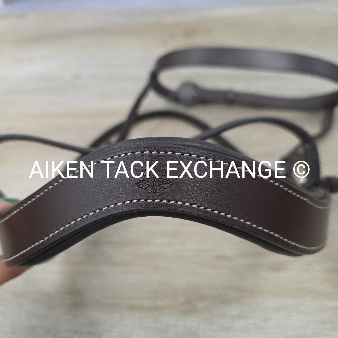 KL Select Black Oak Maple Training Bridle, No Reins & No Flash, Brown, Size Cob