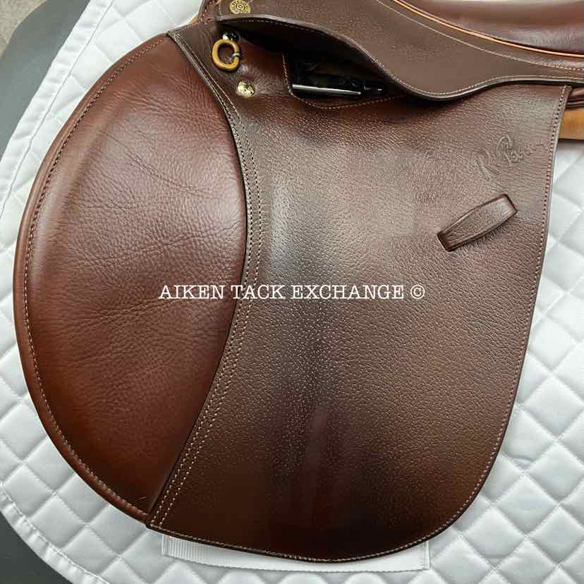 **SOLD** 2017 Pessoa Rodrigo Close Contact Jump Saddle, 16.5" Seat, Adjustable Tree - XCH Changeable Gullet, Foam Panels