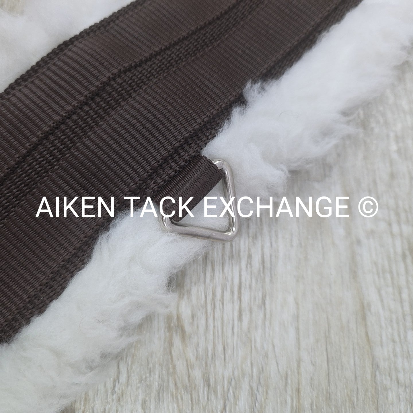 Dover Saddlery Fleece Girth with Double End Elastic, Brown, 54"