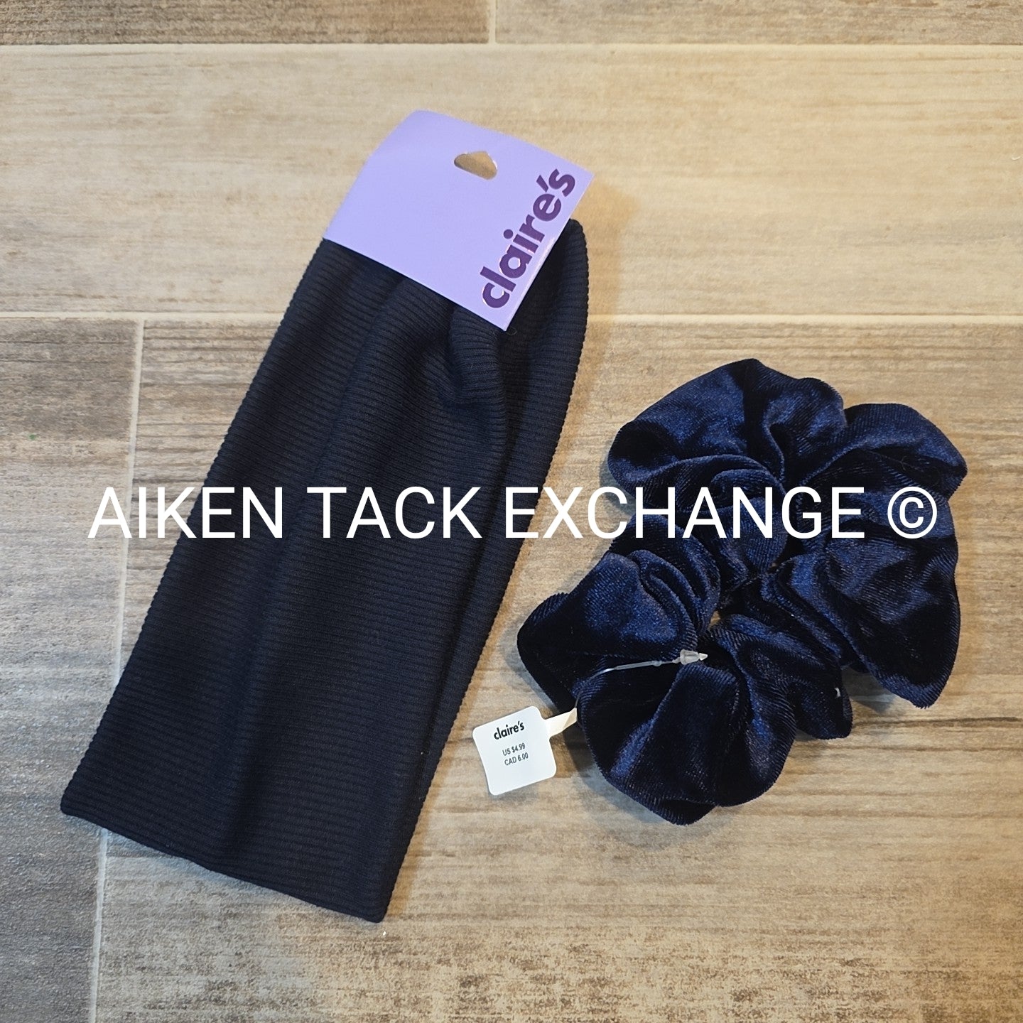 Claire's Hair Bundle - 1 Scrunchie, 1 Headband