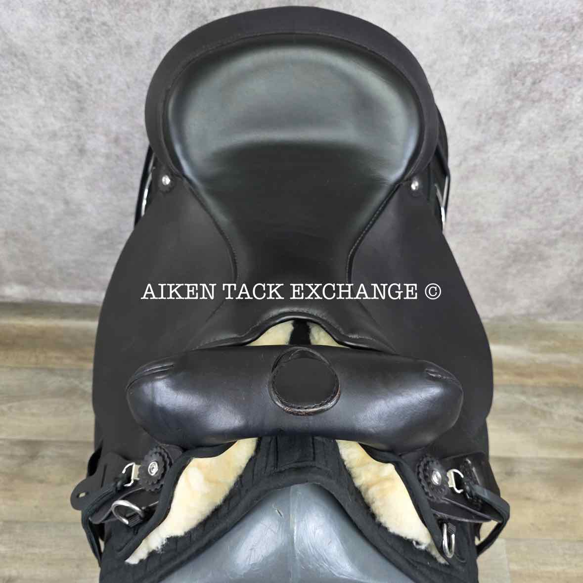 **SOLD** 2020 High Horse by Circle Y 6910 Lockhart Cordura Trail Western Saddle, 17" Seat, Regular Tree - Semi QH Bars