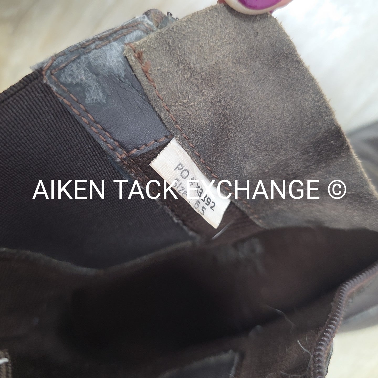 Dover Saddlery Riding Sport Provenance Zip Paddock Boots, Brown, Size 6.5