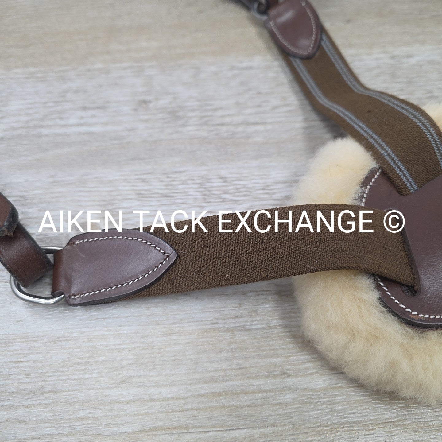 HDR Pro 5 Point Elastic Breastplate, No Running Attachment, Brown, Size Full