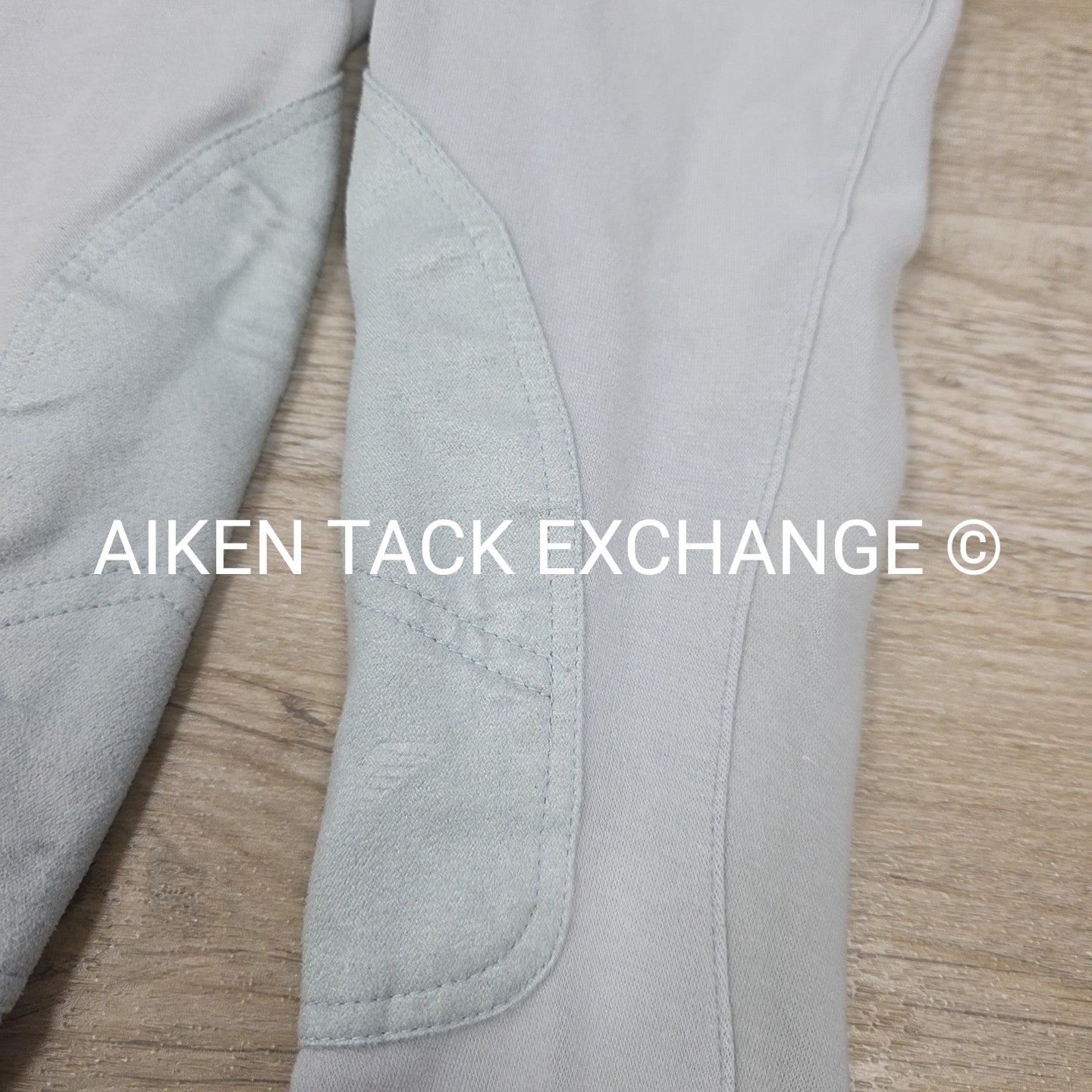 TuffRider Cotton Embossed Knee Patch Pull On Jods, Size 8