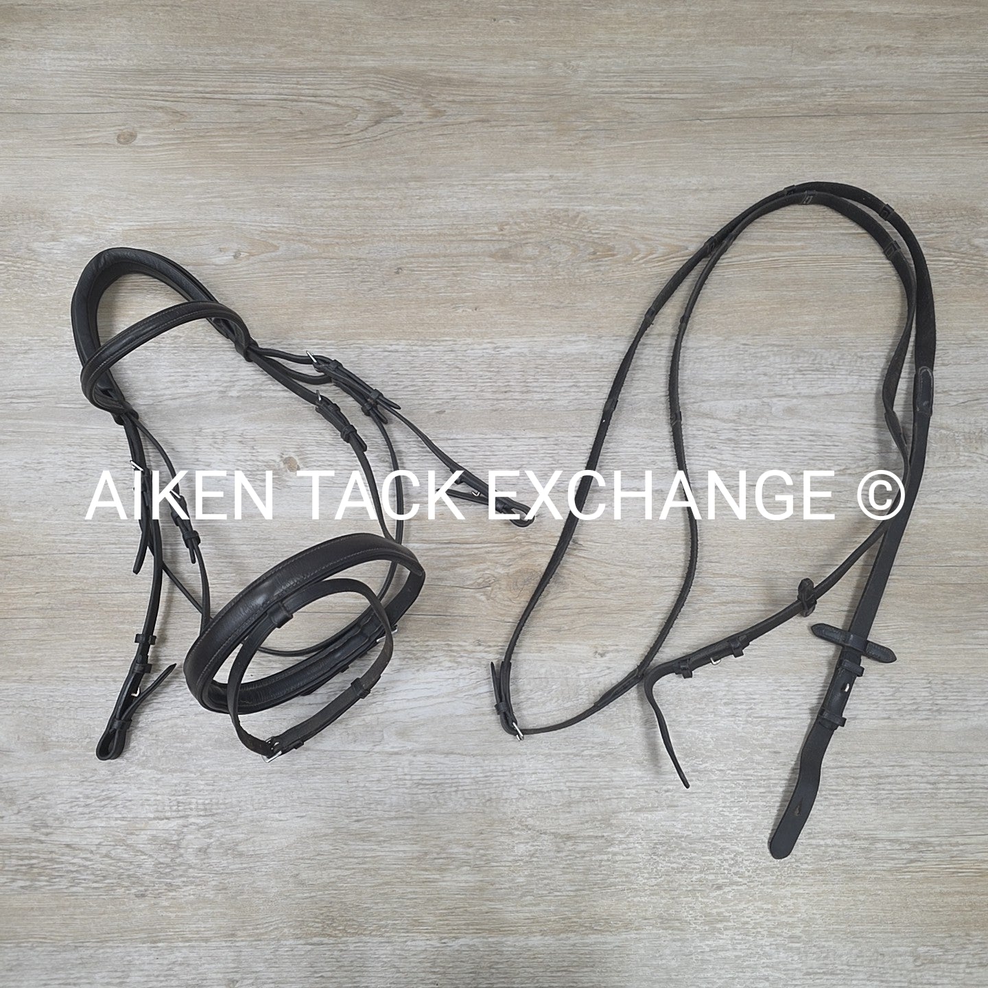 Passier & Sohn Flash Bridle with Cotton Web Reins, Black, Size Full