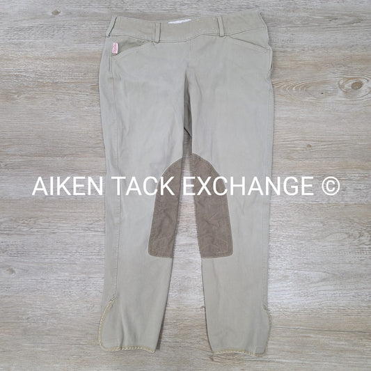 Tailored Sportsman Trophy Hunter Knee Patch Breeches, Size 28