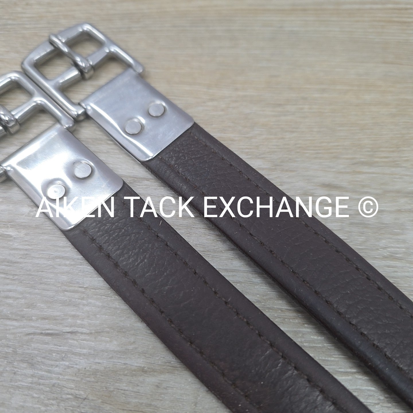 Bates Stirrup Leathers, Brown, 44"