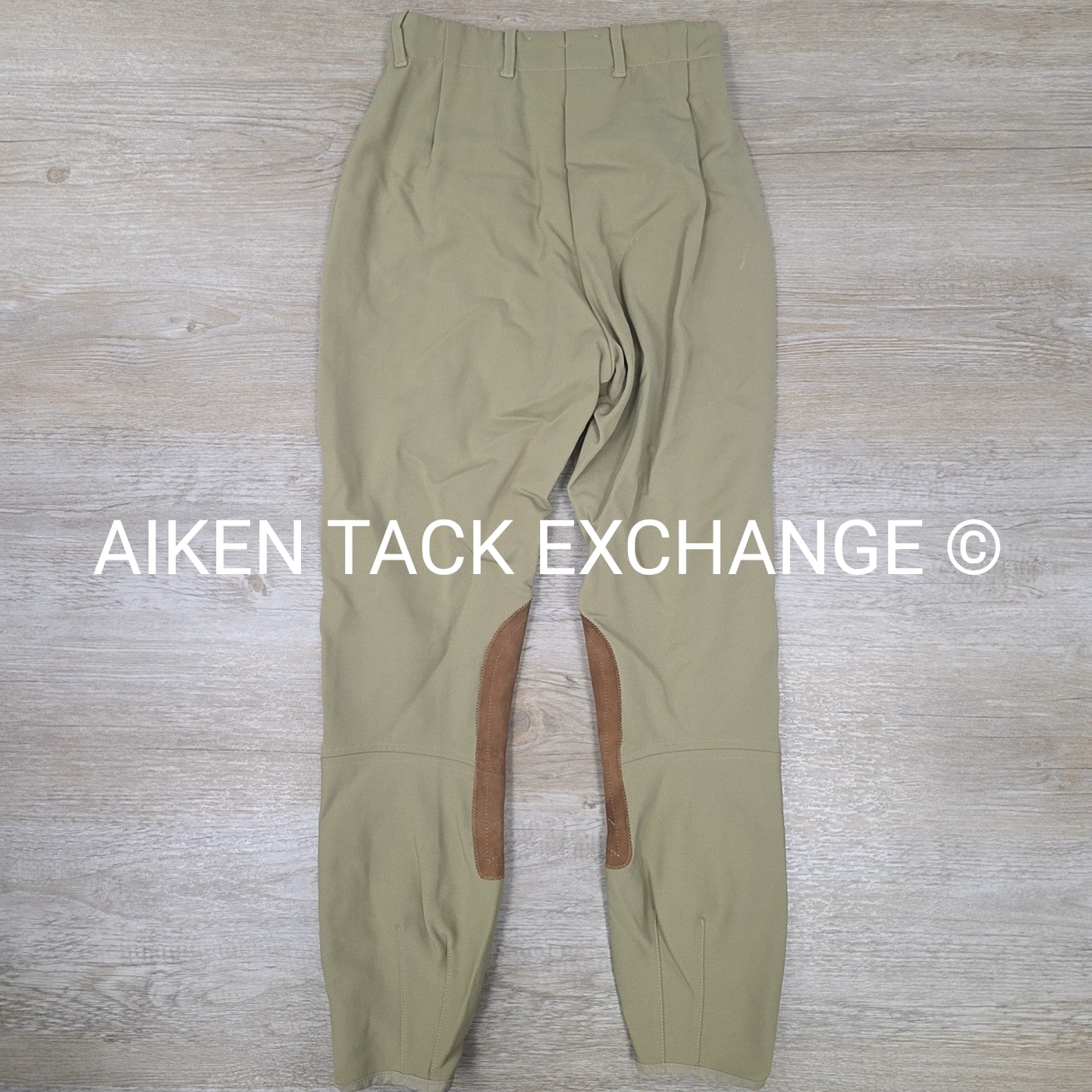 Tailored Sportsman Supreme Hunter Side Zip Knee Patch Breeches, Size 24