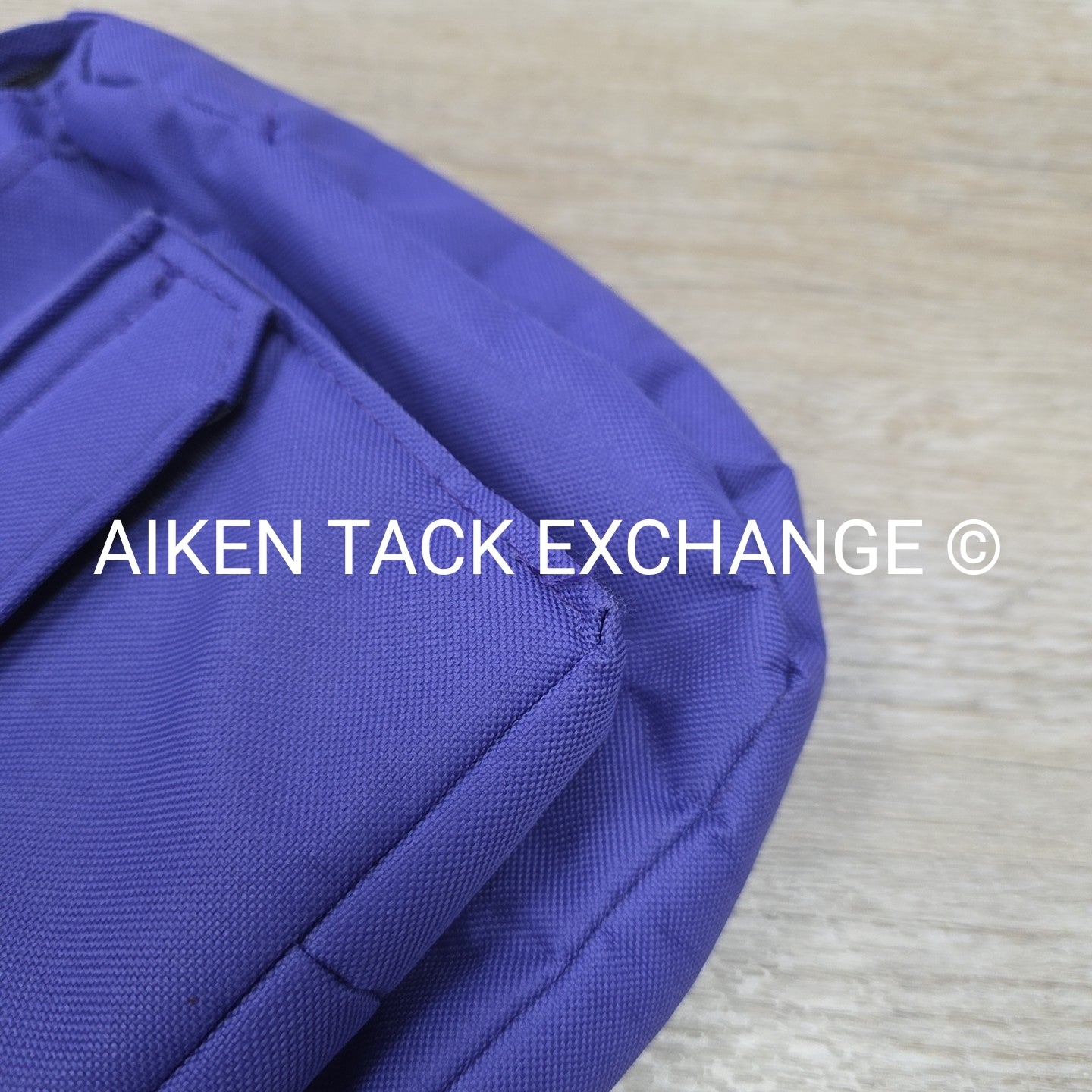 Nylon Multi-Pocket Saddle Bag for Horn, Purple