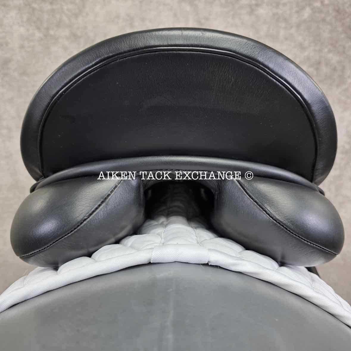 2020 County Epiphany Monoflap Dressage Saddle, 17.5" Seat, Medium Narrow Tree, Wool Flocked Panels