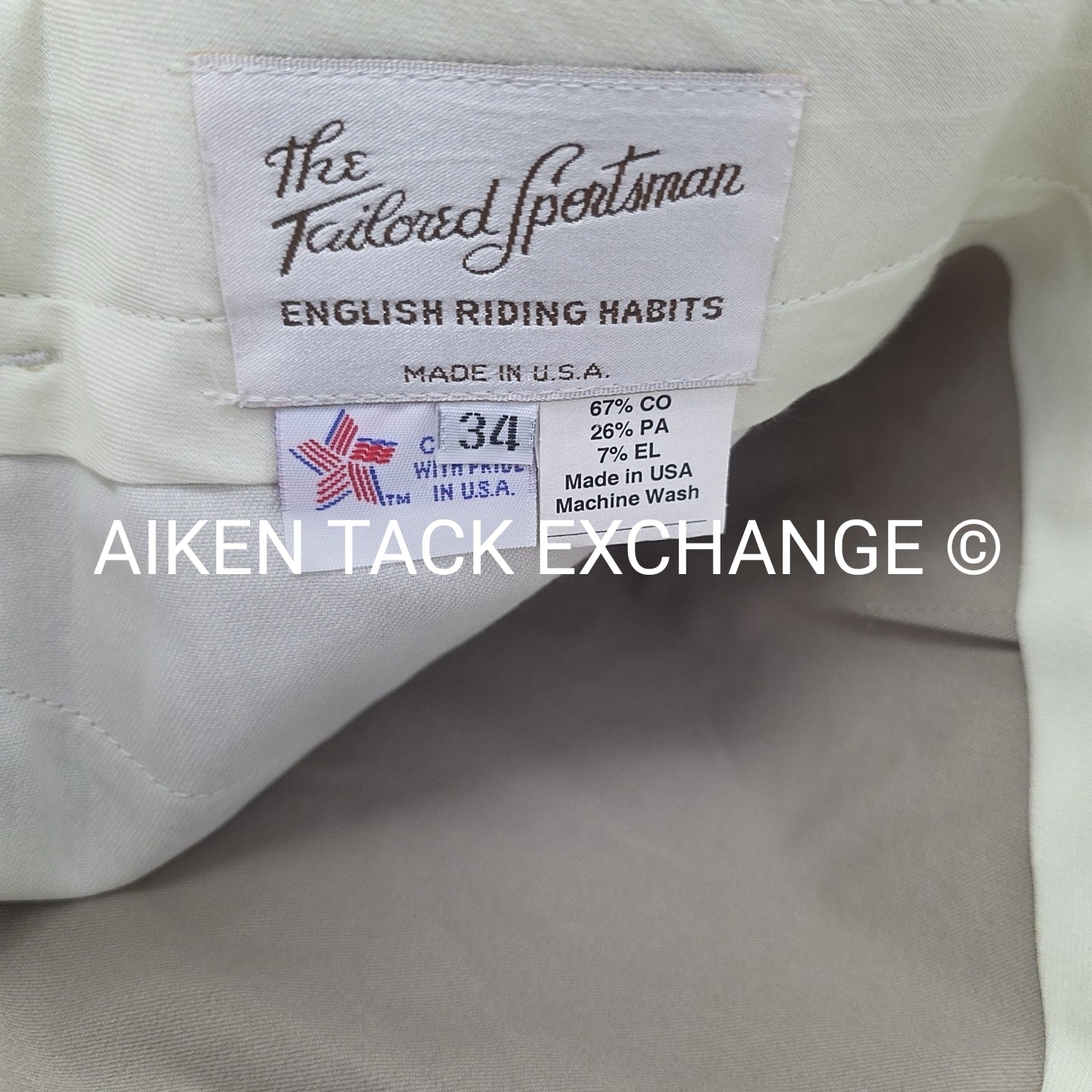 Tailored Sportsman Professional Knee Patch Breeches, Women's 34 Long