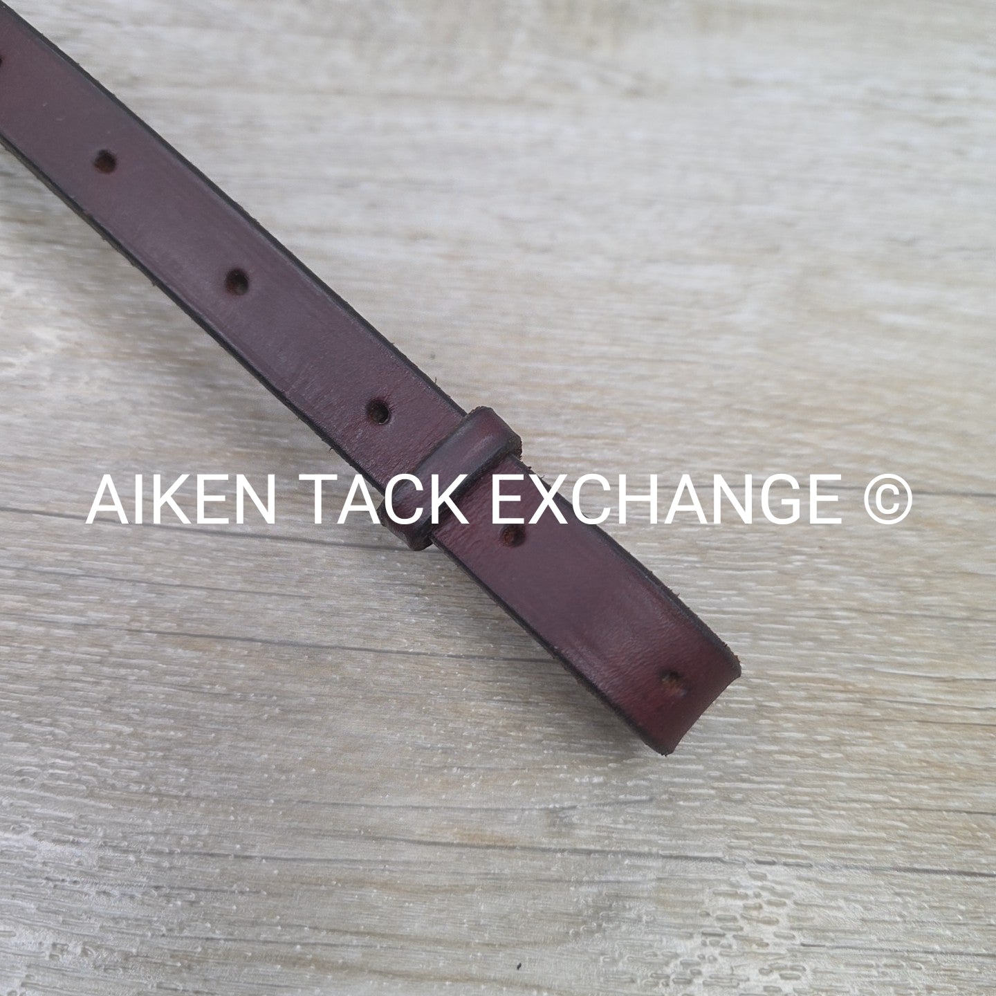 Fancy Stitched Raised Standing Martingale. Brown, Size Full