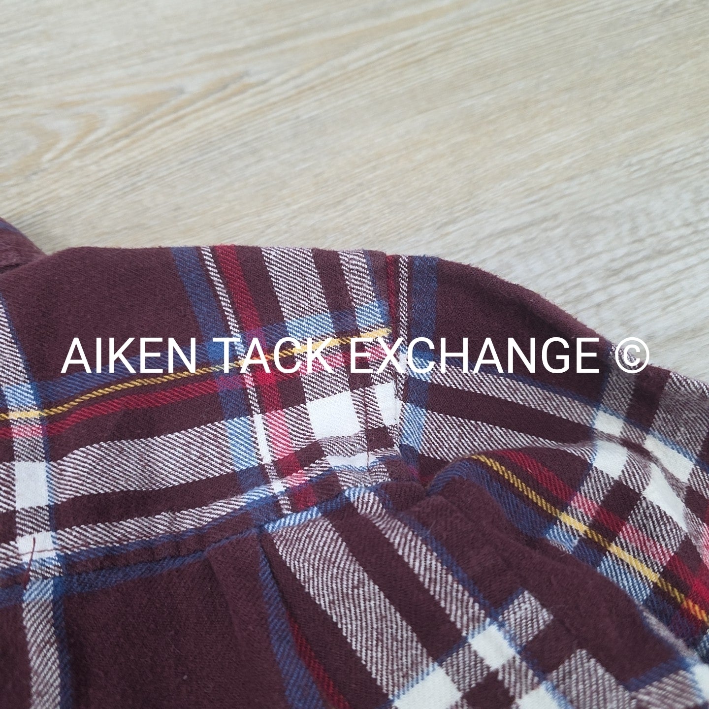 Children's Place Boys Flannel Long Sleeve Button Down Top, Size Medium