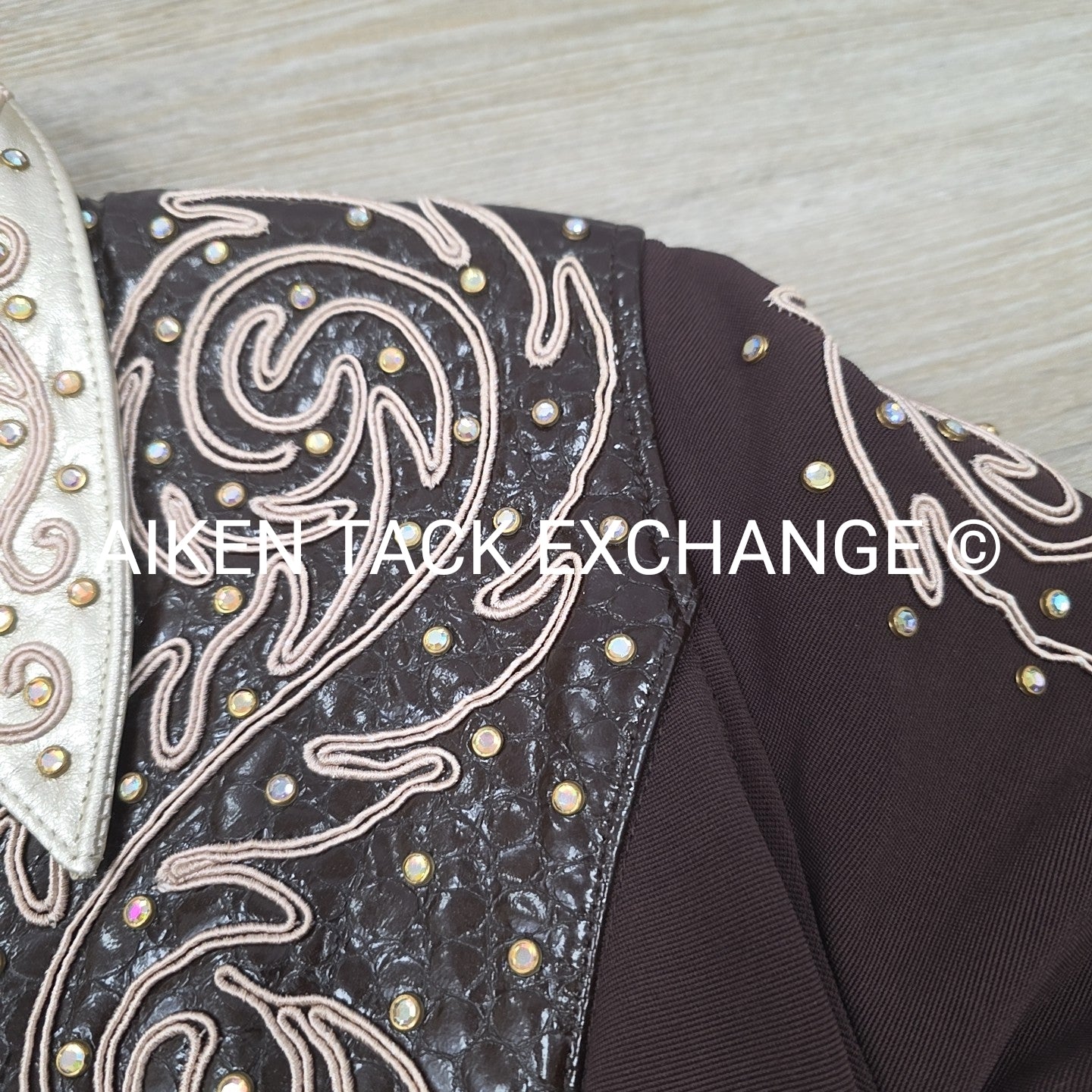 Dazzling Designs Leather Show Shirt & Pants Set, Women's XSmall, XLong