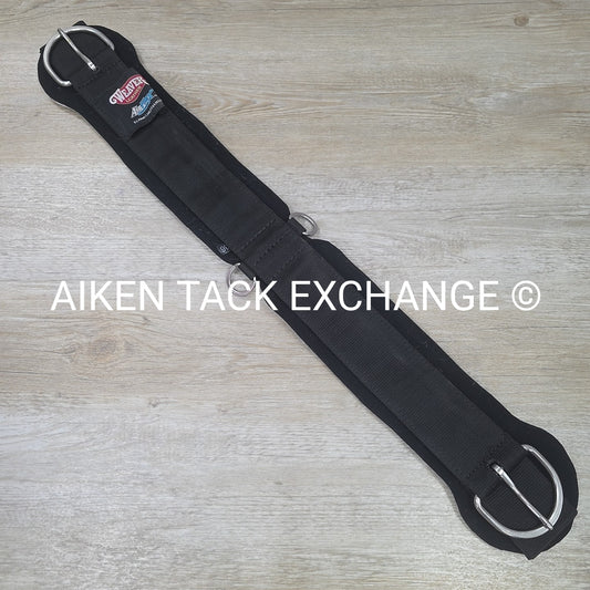 Weaver Leather AirFlex Straight Western Cinch, Black, 36"