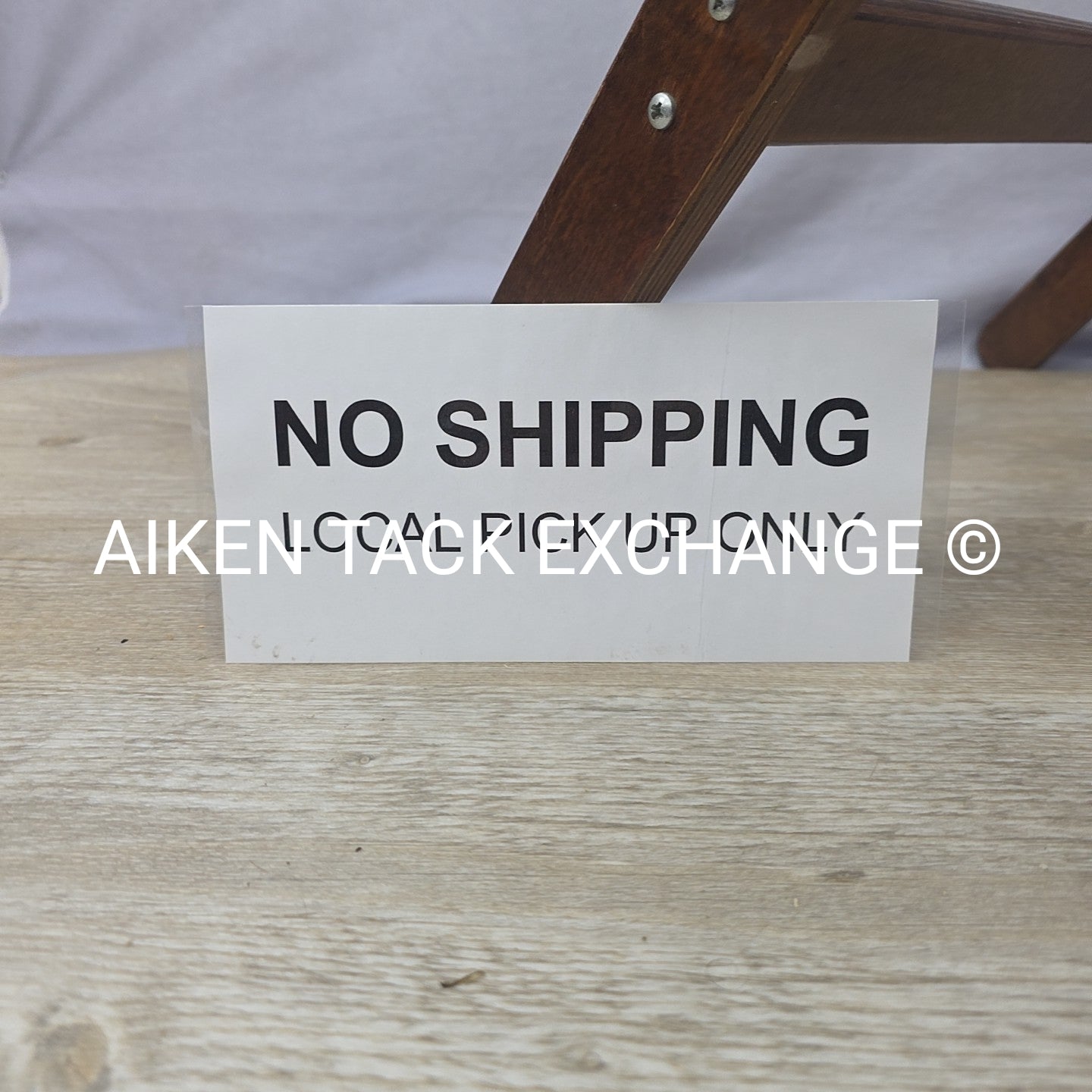 Wood Portable Folding Saddle Stand