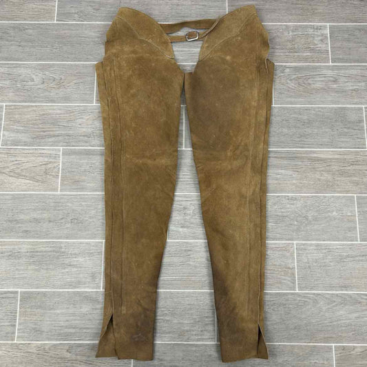 Barnstable Riding Suede Full Chaps, Size Small Slim Calf