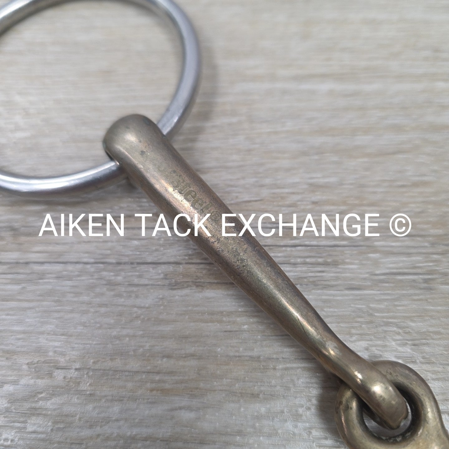 Korsteel German Silver Single Joint Loose Ring Bradoon Bit 5.5"