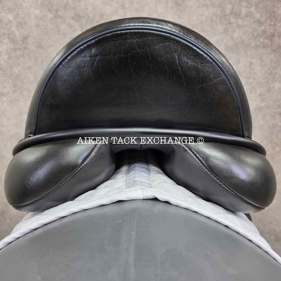 Saddle Guy by Mike Scott Monoflap Dressage Saddle, 17.5" Seat, Short Flap, MW/W Tree, Wool Flocked Panels