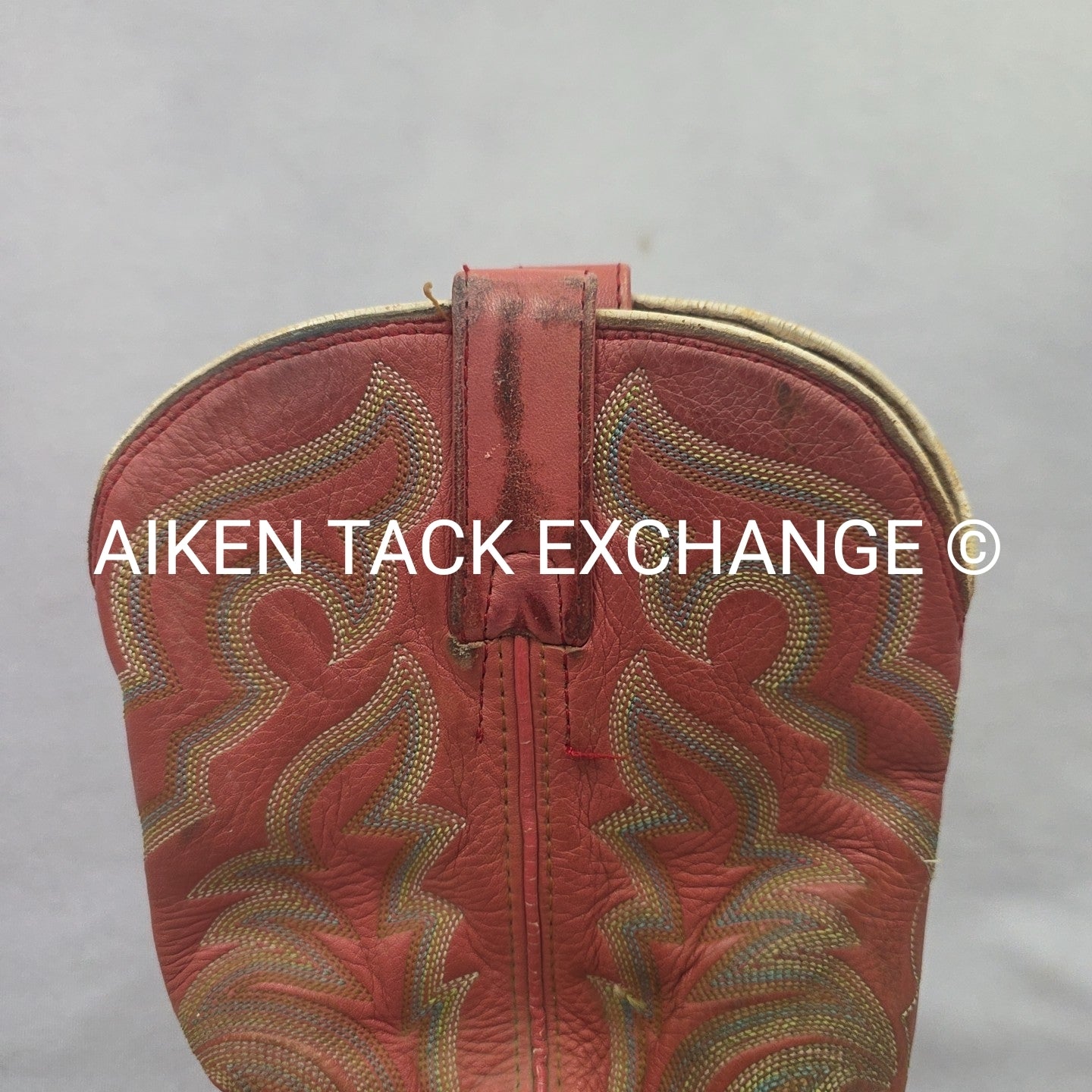 Tony Lama Square Toe Western Boots, Size 9