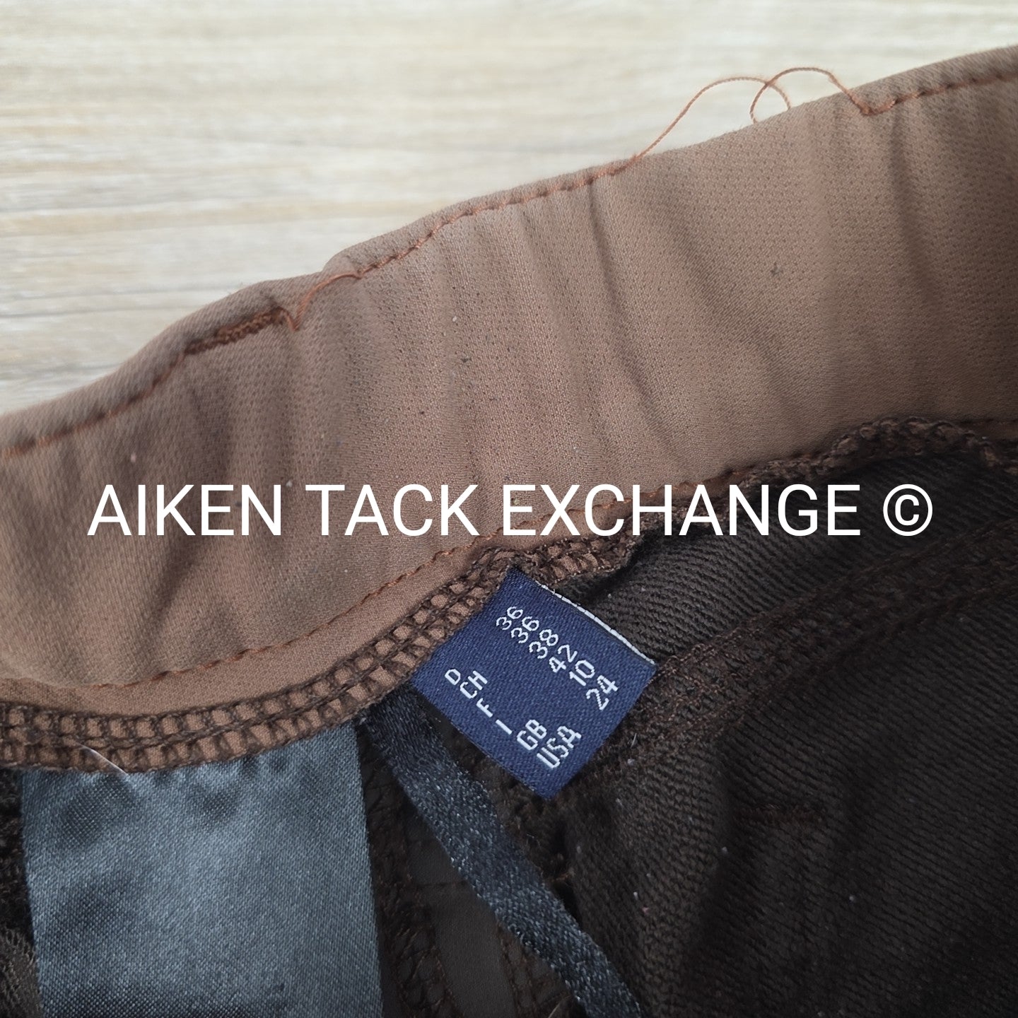 Horze Silicone Grip Full Seat Breeches, Size 24