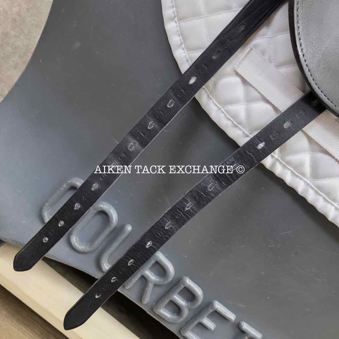 **SOLD** 2013 Custom Saddlery Icon Star Monoflap Dressage Saddle, 18" Seat, Adjustable Tree, Wool Flocked Panels