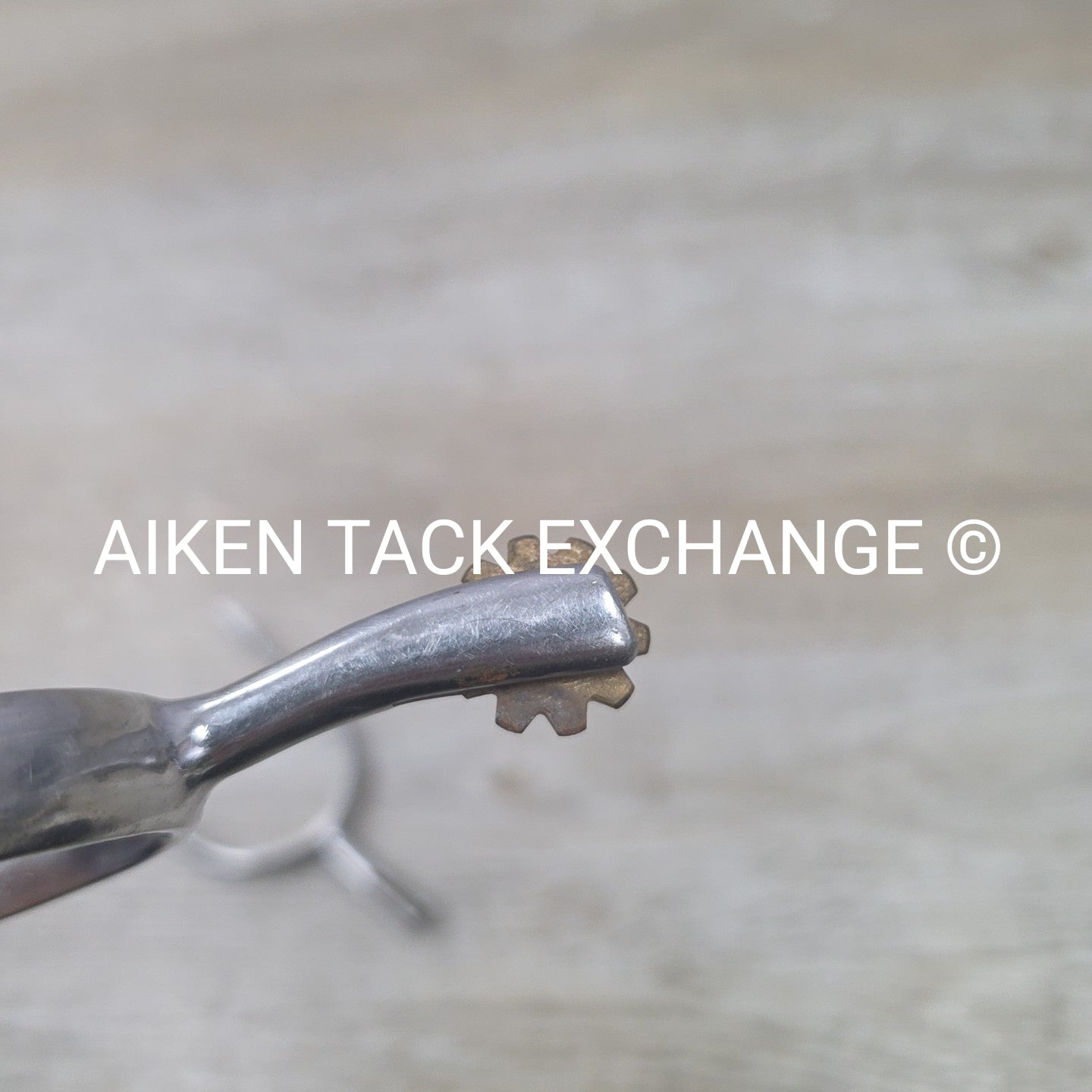 Long Neck Rowel Spurs, No Straps