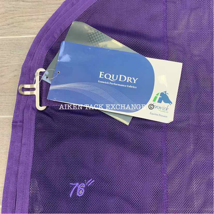 **CLEARANCE** Fenwick BodyGuard Mesh Fly Sheet Cooler, Purple/Yellow, 76"