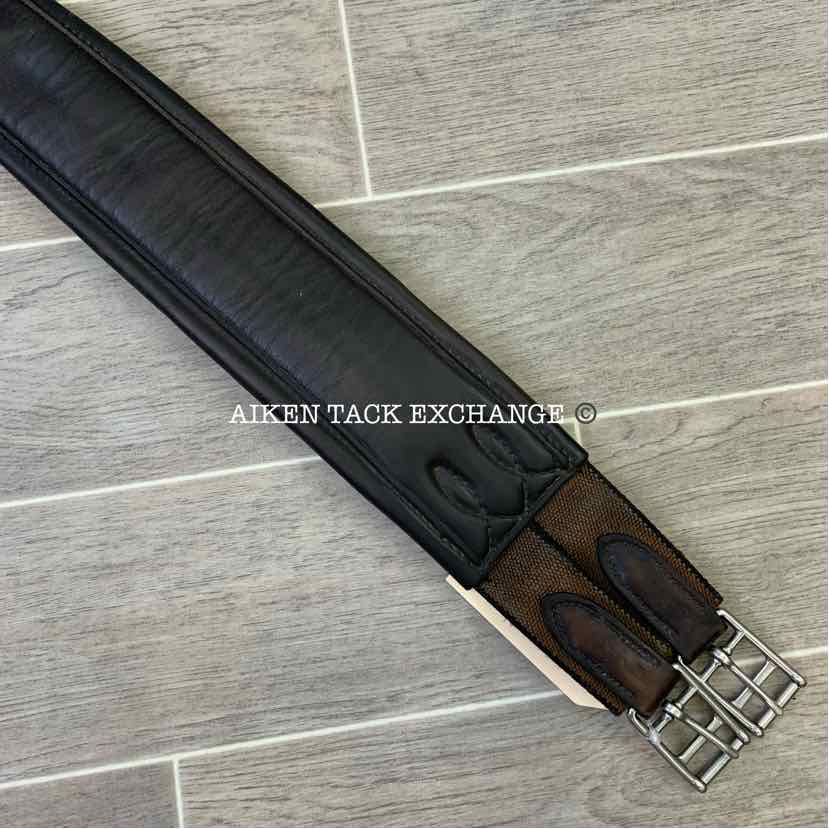Albion AP / Jump Shaped Padded Leather Girth, Brown, 56"