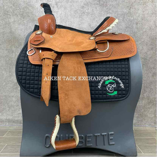 **SOLD** Shiloh Tack Roper Style Western Saddle, 16" Seat, Wide Tree - Full QH Bars