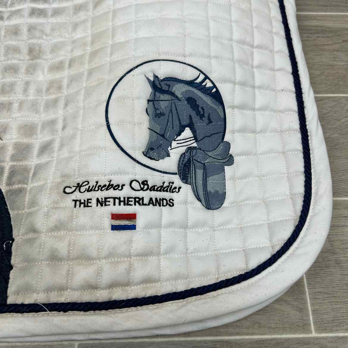 Hulsebos Dressage Saddle Pad, White
