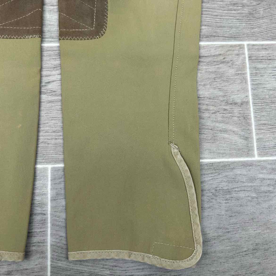 Tailored Sportsman Trophy Hunter Knee Patch Breeches, Size 26 R