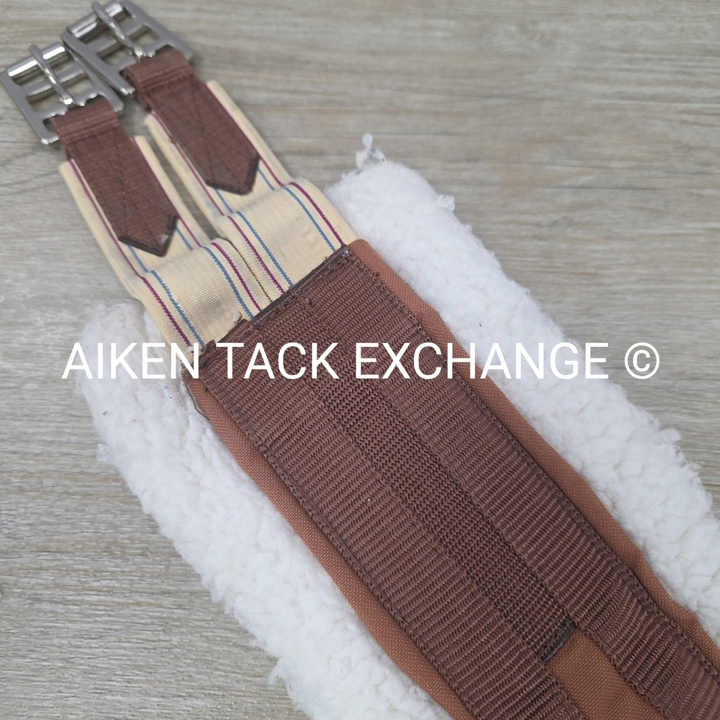 Toklat Fleece Girth with Double End Elastic, Brown, 52"