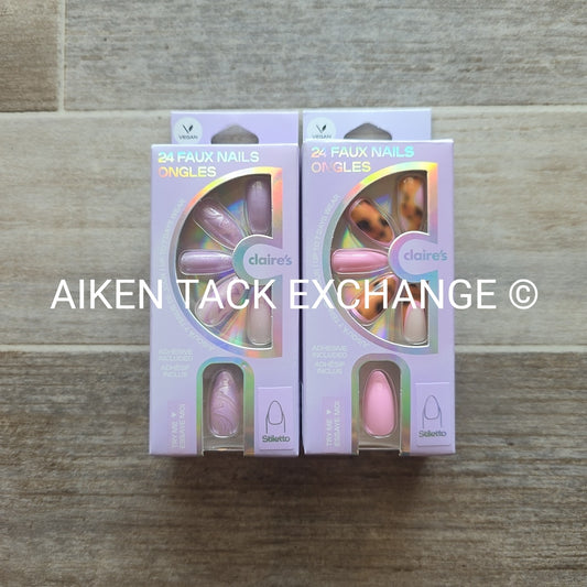 Claire's Press-On Nails (2 Sets) - 24 Count Each (48 Total)