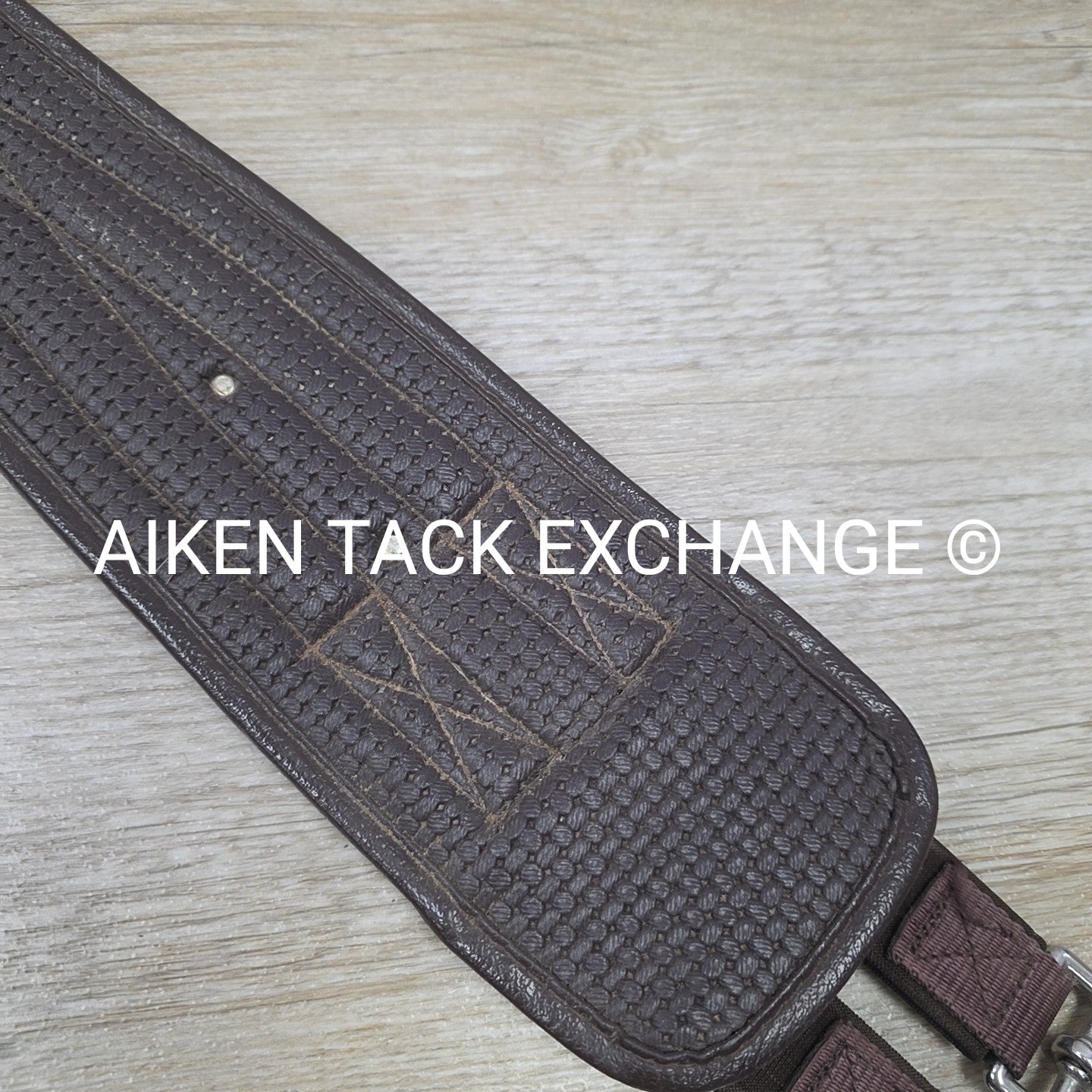 Chafeless Girth with Double Elastic, Brown, 44" (Has Nameplate)