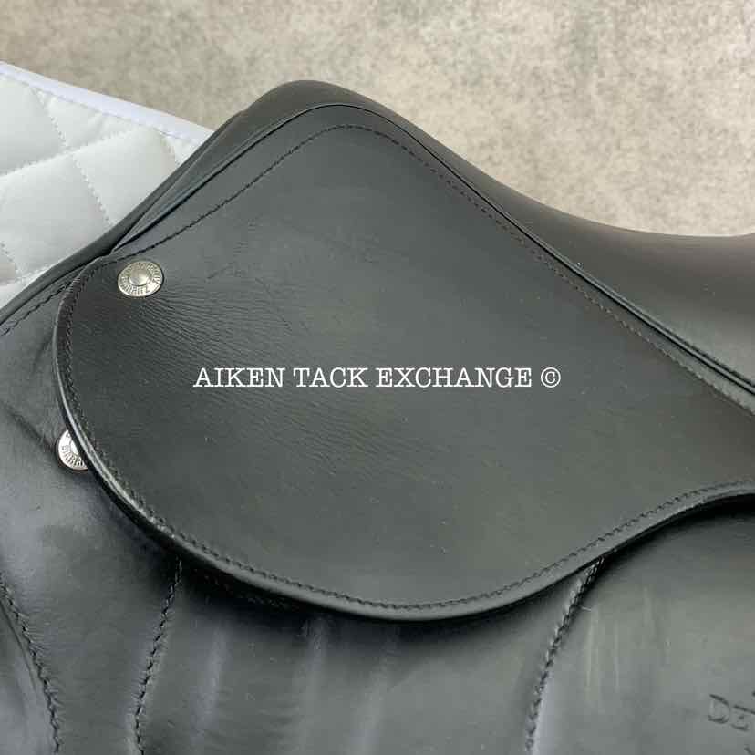 2022 Devoucoux Chiberta O Monoflap Jump Saddle, 17.5" Seat, 2A Flap, Medium Wide Tree, D3D Panels, Buffalo Leather