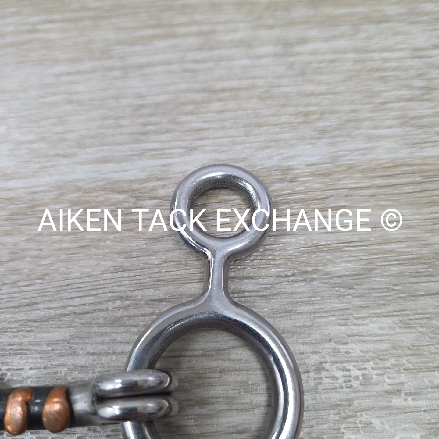 Sweet Iron Dogbone with Copper Rings Jr Cow Horse Bit 4.75"