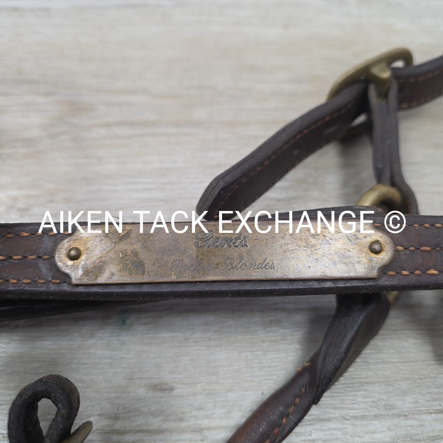 BARGAIN BUNDLE: 2 Leather Halters, Brown, Size Full