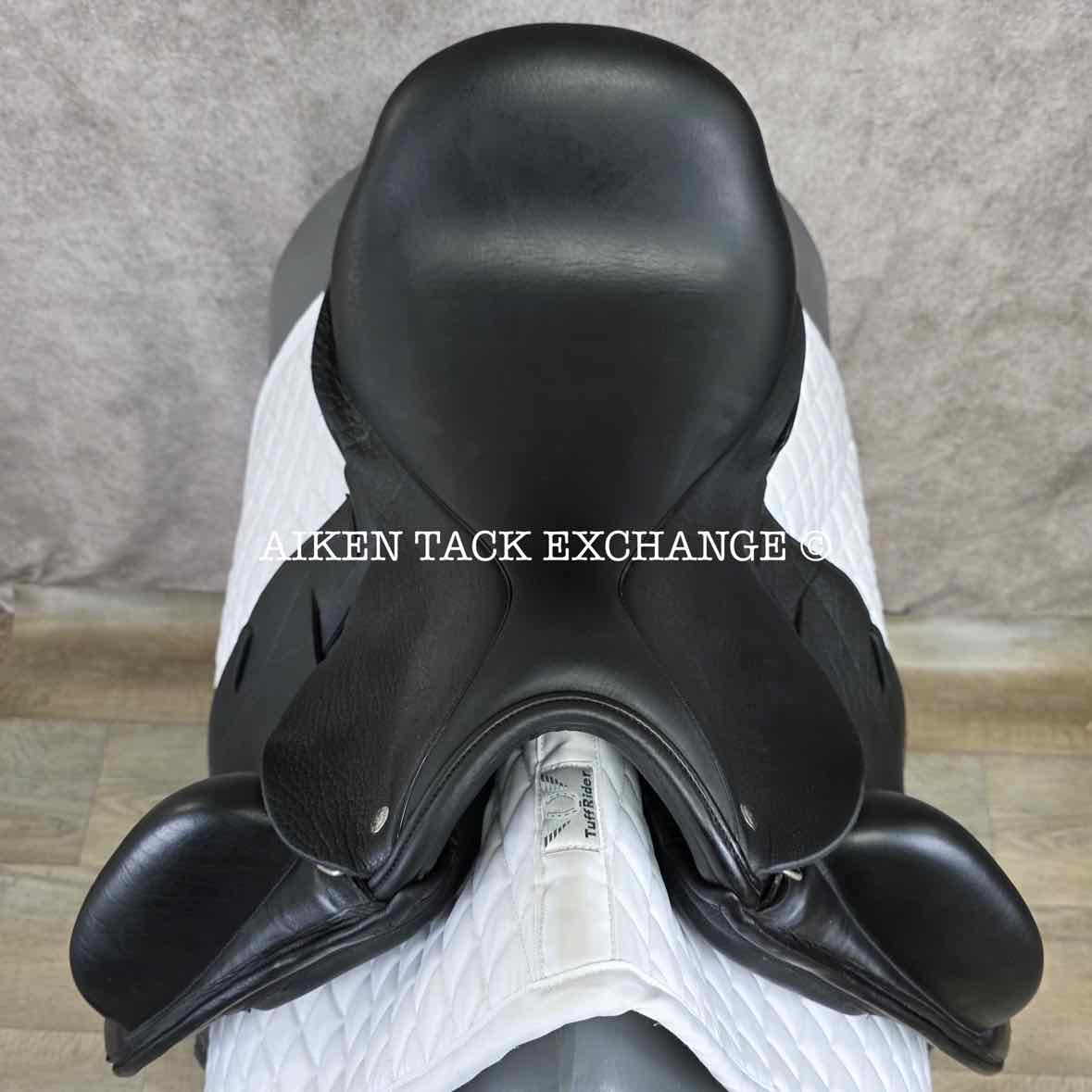 2021 Custom Saddlery Wolfgang Omni 2 Monoflap Dressage Saddle, 17.5" Seat, Adjustable Tree, Wool Flocked Hybrid Panels