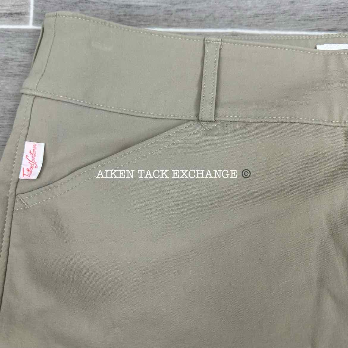 Tailored Sportsman Trophy Hunter Knee Patch Breeches, Size 34