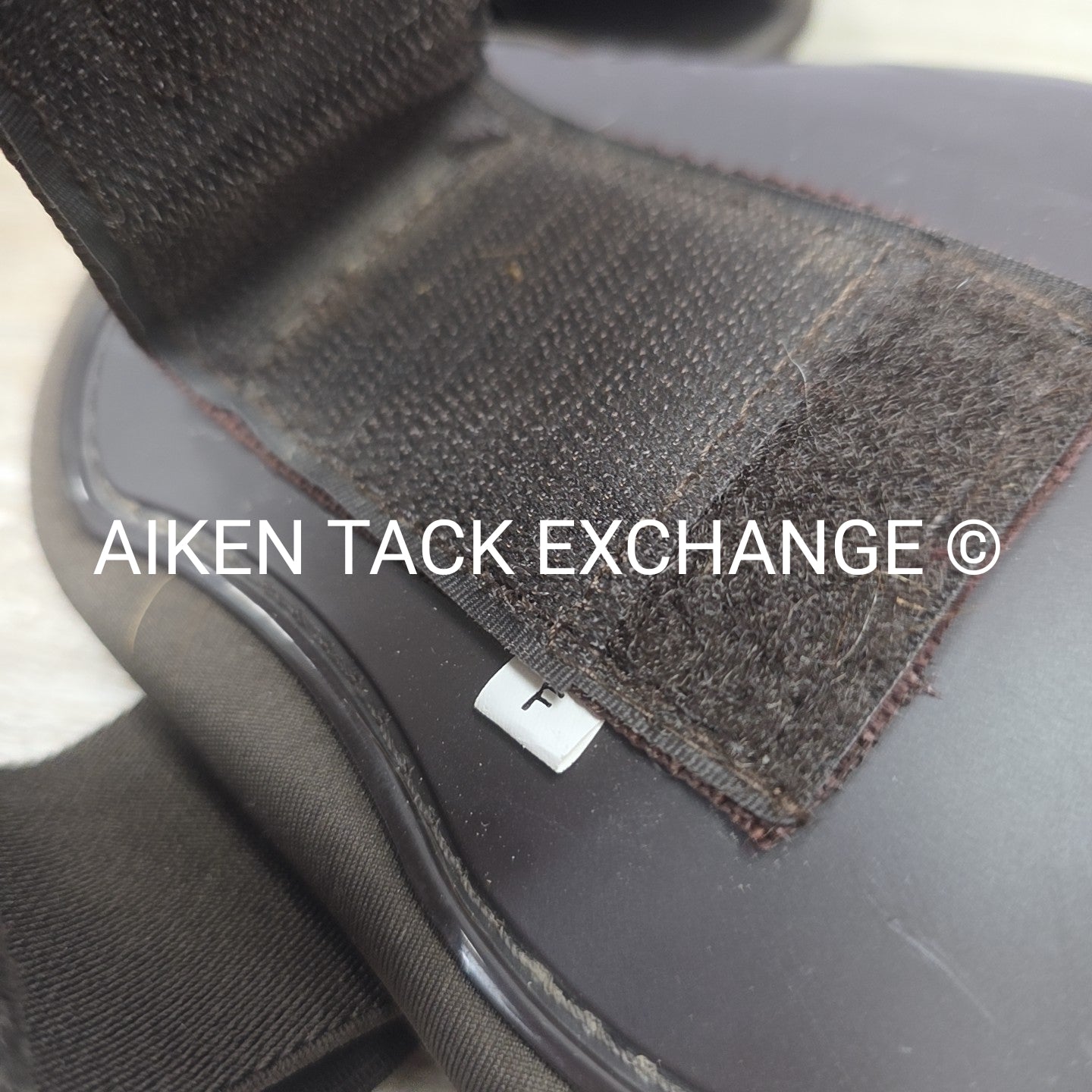 Horze Open Front Tendon Boot Set, Front & Hind, Brown, Size Full