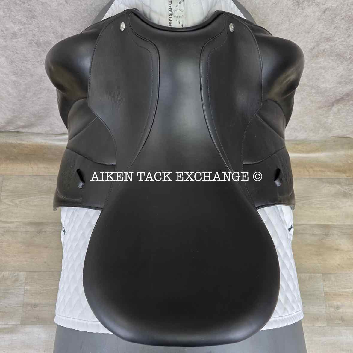 2015 Voltaire Adelaide Monoflap Dressage Saddle, 18" Seat, 3AA Flap, Medium Wide Tree, PRO Panels, Full Buffalo Leather